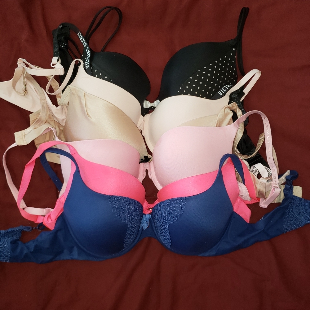 Set of 6 Victoria's Secret bras, assorted, all 36C